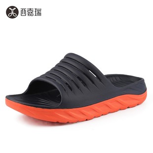 49厚底缓震沙滩防滑一字拖凉 拖鞋 男夏季 运动版 潮流休闲s48特大码