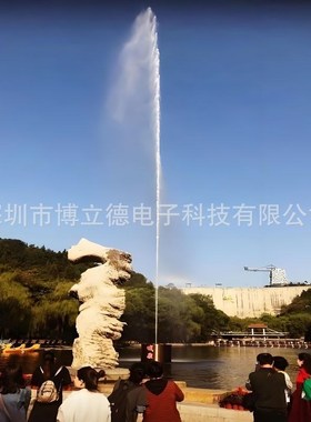 景区呐喊喷泉 网红喊泉 音乐喊泉D人工湖扫码声控喷泉设备户外互