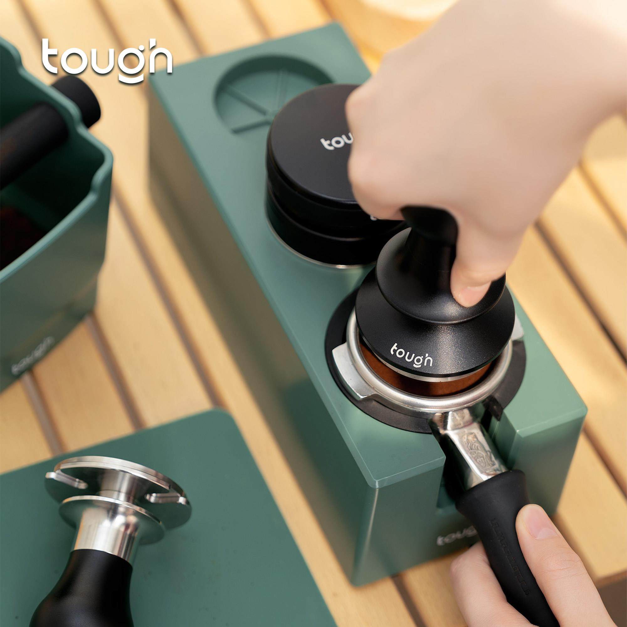 顽固咖啡机压粉座套装手柄支架布粉器压粉器收纳底座51/53/58mm