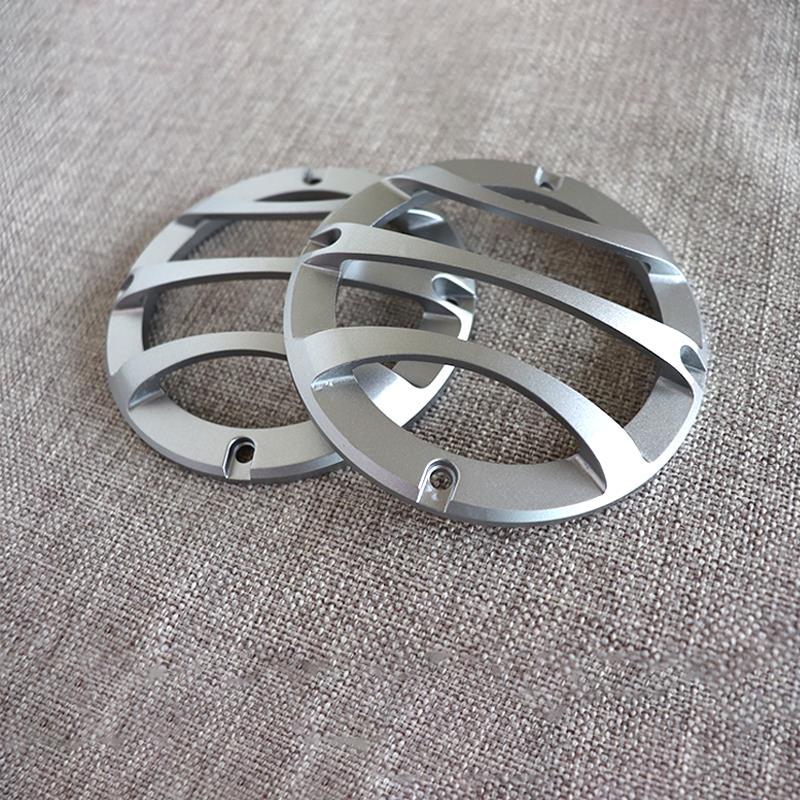 喇叭网罩12寸汽车中置3.5铝合金喇叭罩扬声器金属防护杆a柱喇叭盖