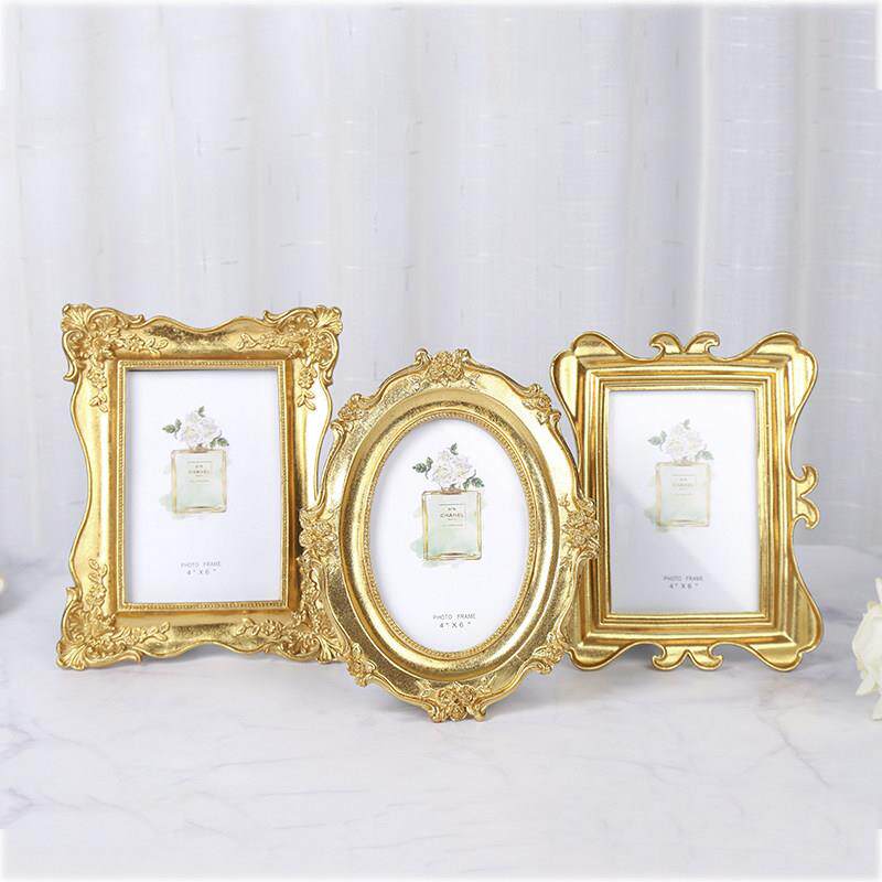 家庭配件树脂相框相框照片墙装饰相框婚礼礼品金相框在可及的豪华