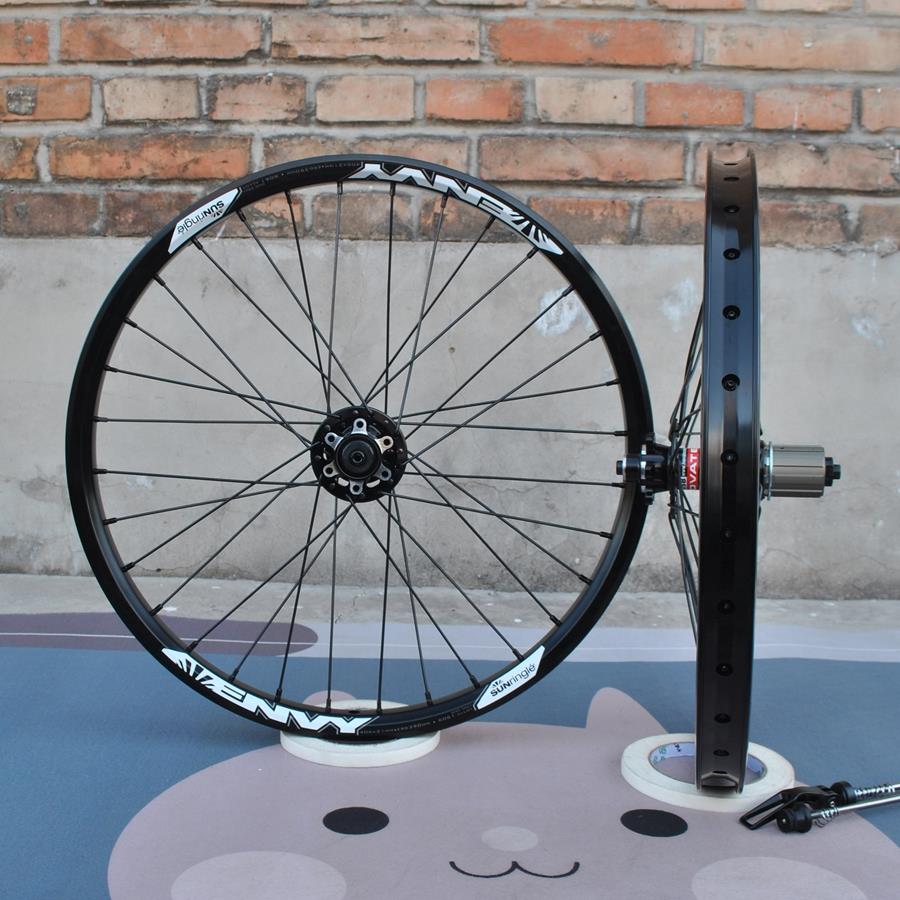 环华旅行小径轮组20寸406太阳焊接铝圈久裕792花鼓sapim辐条