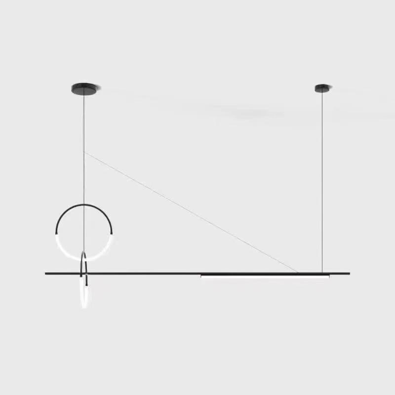 前台吧台样板间专卖店展厅创意个性现代北欧设计师款吊灯网红餐厅