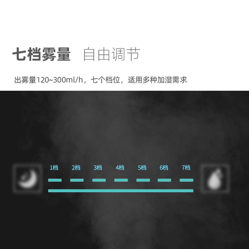 冷热雾杀菌加湿器家用静音卧室自来水小型超声波空气净化炎一体鼻