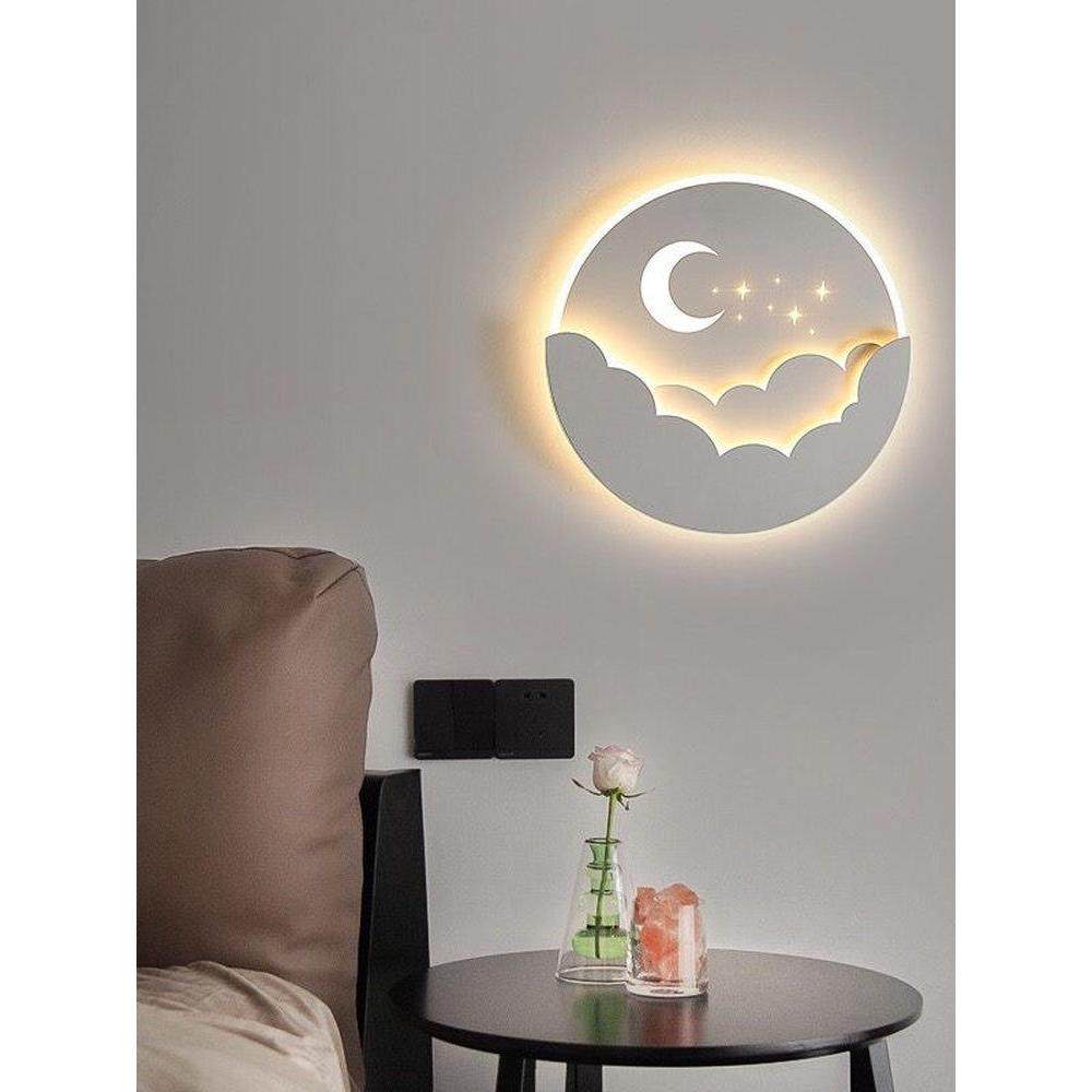 壁灯卧室床头灯墙灯现代简约创意温馨楼梯壁灯北欧儿童房护眼壁灯