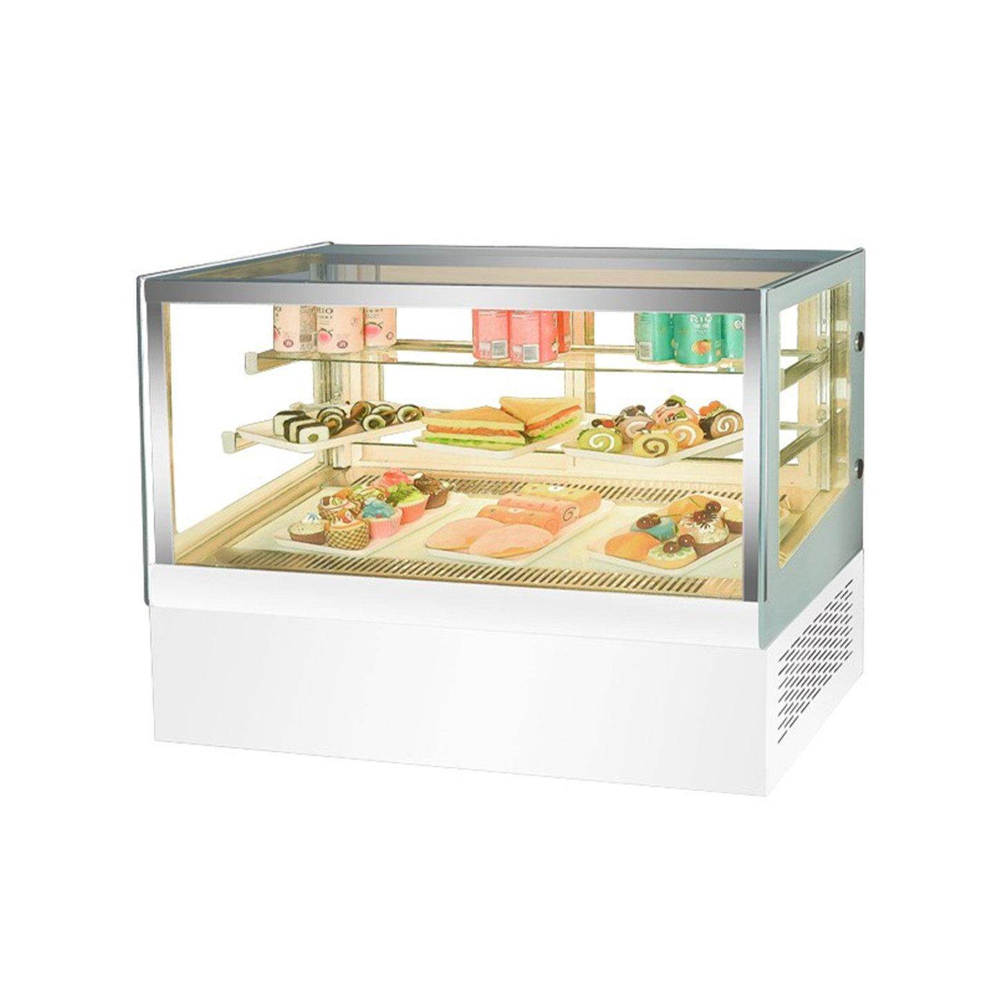 蛋糕柜台式奶茶店水果冷藏保鲜柜嵌入式咖啡店甜品西点展示柜商用