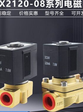 SNS神驰二位二通电磁阀 VX2120-08 常闭式直动电磁阀 VX2130-10