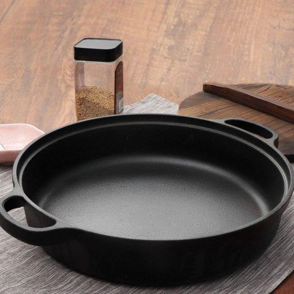 铁板烧盘家用铸铁卡式炉烤盘瓦斯灶烤肉盘户外烧烤盘商用不粘铁盘,厨房/烹饪用具,烧烤盘,淘宝优惠券,粉丝福利购,淘宝优惠卷