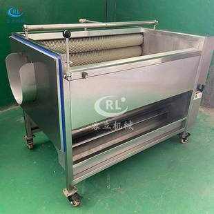 全自动竹筒清洗机辊刷式 竹笋山笋清洗设备商用郁金香清洗机