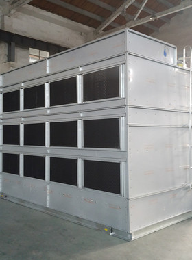 供应逆流式冷却塔DS-N250T水处理工业不锈钢封闭式方形冷却塔