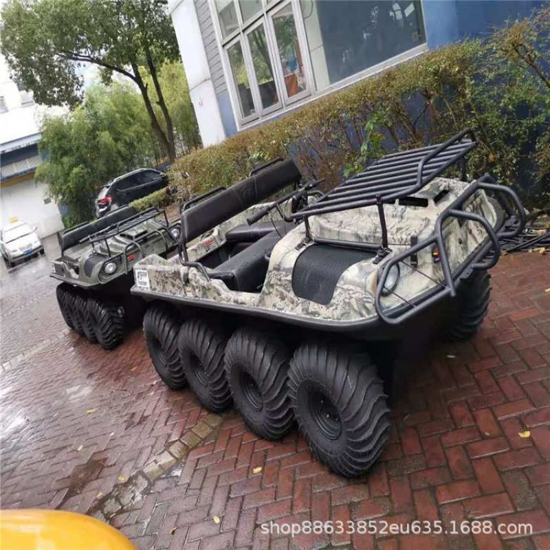 水域空气动力救援船水陆两栖全地形车水陆两用防水攀爬越野车