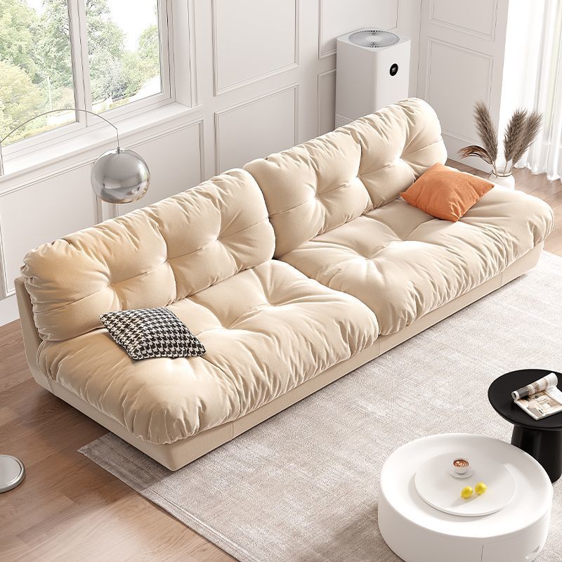 意式轻奢云朵科技布沙发简约现代家用小户型奶油风baxter网红沙发