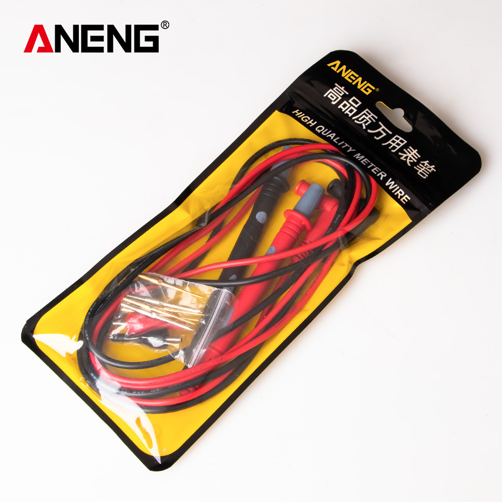 ANENG优质万用表表笔线 特尖表笔 细尖 镀金铜针表笔多功能测试线