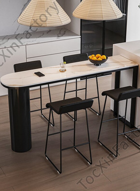 LCP2北欧轻奢吧台桌椅简约家用客沙发隔断阳台靠窗高脚长条桌