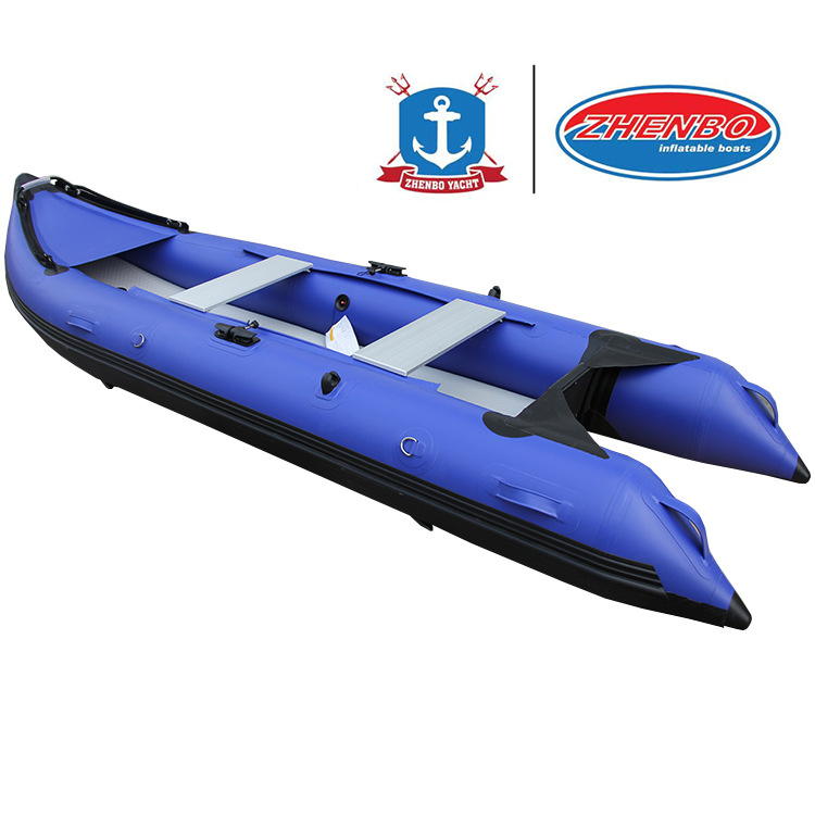 2人钓鱼船皮划艇钓鱼船橡皮艇玻璃钢冲锋舟充气船消防救援冲锋艇