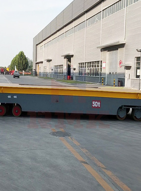 3T轻型物料仓储无轨转运车钢筋工程无轨搬运车二楼车间无轨地平车