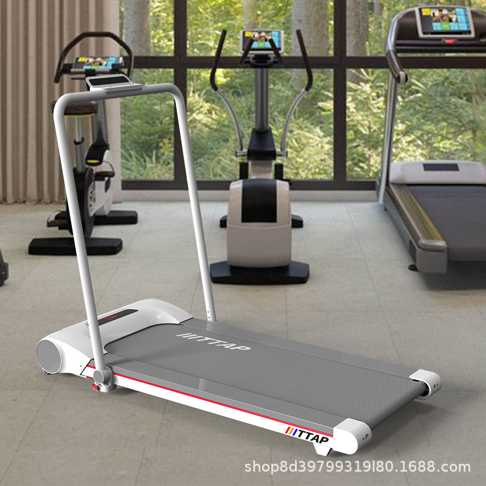 跨境专供跑步机家用小型折叠平板走步机室内运动健身器材源头厂家
