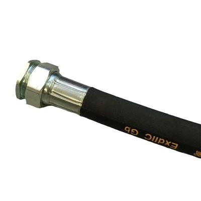 优惠供应钢丝包布防爆挠性管BNG-25*1000连接管金属软管碳钢接头