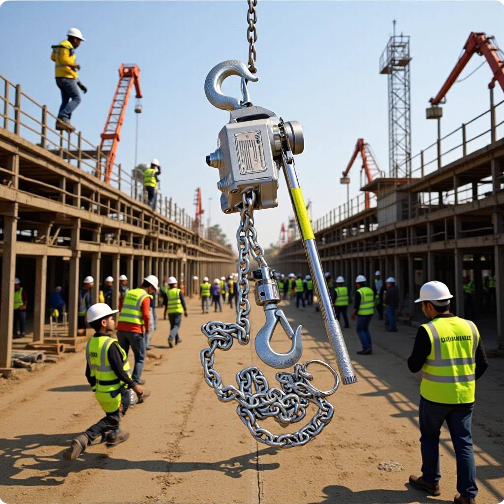 手扳手动牵引链条葫芦起重倒链手摇吊机链条式便携式紧线器2吨