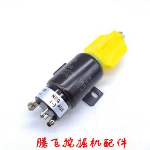 v1v2熄火电磁阀 200 320B 熄火器 开关 卡特E120B 挖掘机配件 312
