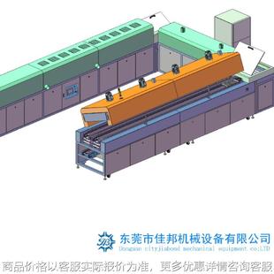 膠水快速固化高温隧道炉 自动化生产线 U型烘烤线 免费设计出图纸
