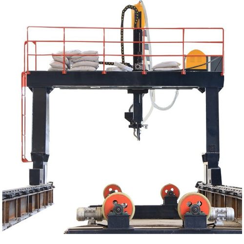 塔杆外缝内缝埋弧焊接专机直缝纵缝焊接机定制专机