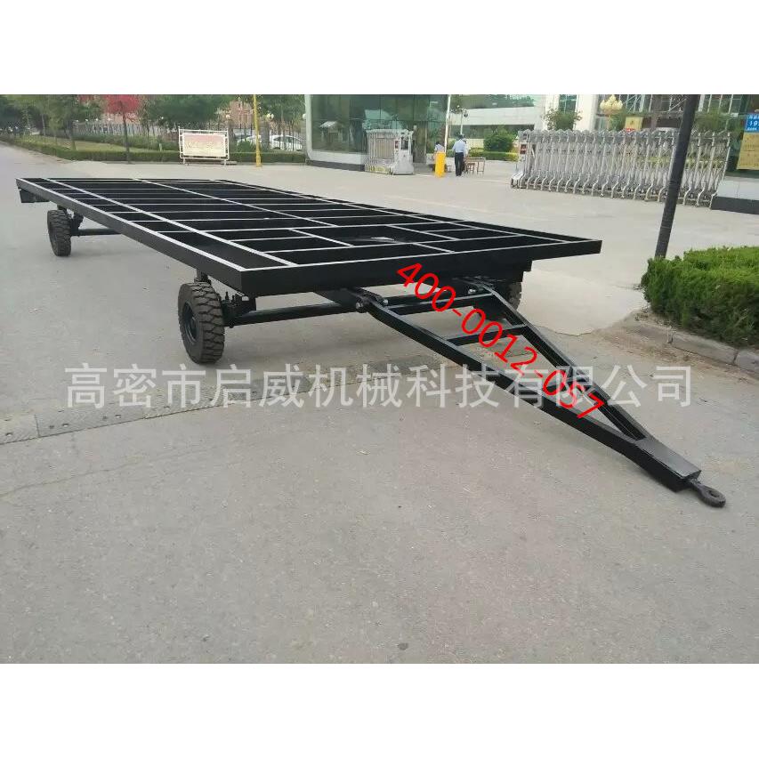 厂家供应吨移动木屋框架拖挂车房车底盘专业厂家