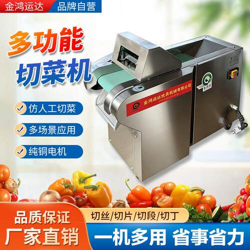 商用660型/1000型多用切菜机器食堂蔬菜切丝机切笋干机年糕切片机