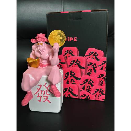 肌肉财神爷招财桌面摆件家用装饰品办公室前台健身房乔迁生日礼物