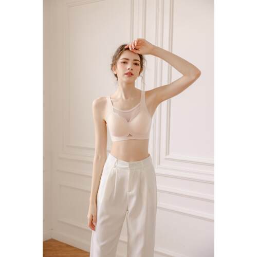 ［氧气小姐］无痕美背舒适女士透气裸感无搭扣文胸内衣运动背心式