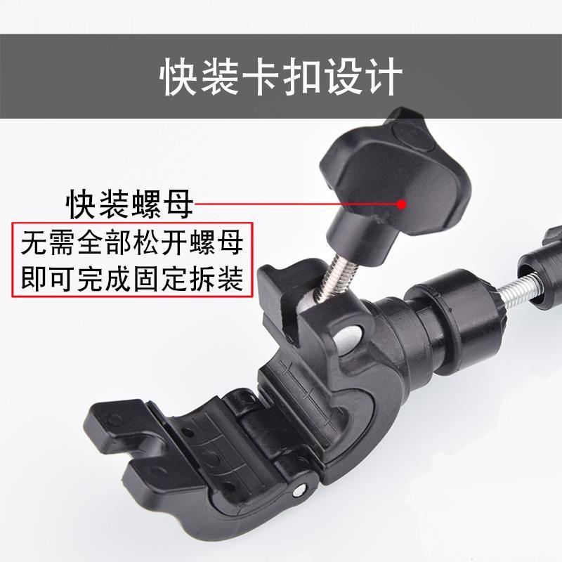 钓鱼凳子炮台支架通用钓椅超轻加粗加厚支架杆配件多功能带炮台座