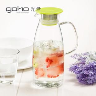 光合生活 家用凉水壶 防爆耐高温大容量玻璃冷水壶 茶壶果汁壶