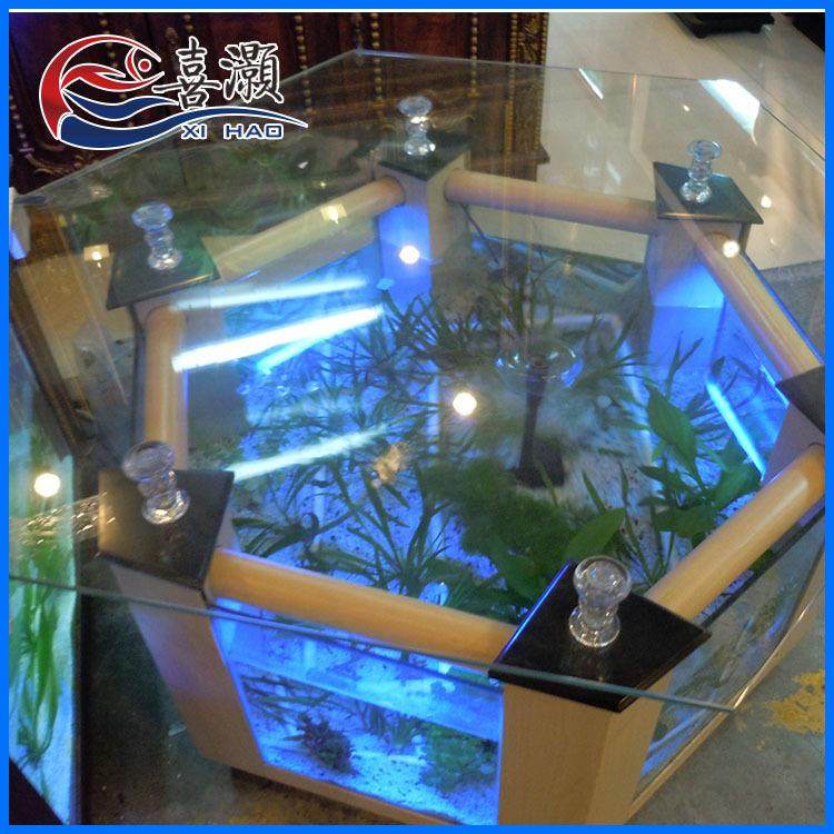 包邮圆形超白玻璃生态茶几鱼缸水族箱中型六边形定制厂家,鲜花速递/花卉仿真/绿植园艺,花盆,淘宝优惠券,粉丝福利购,淘宝优惠卷