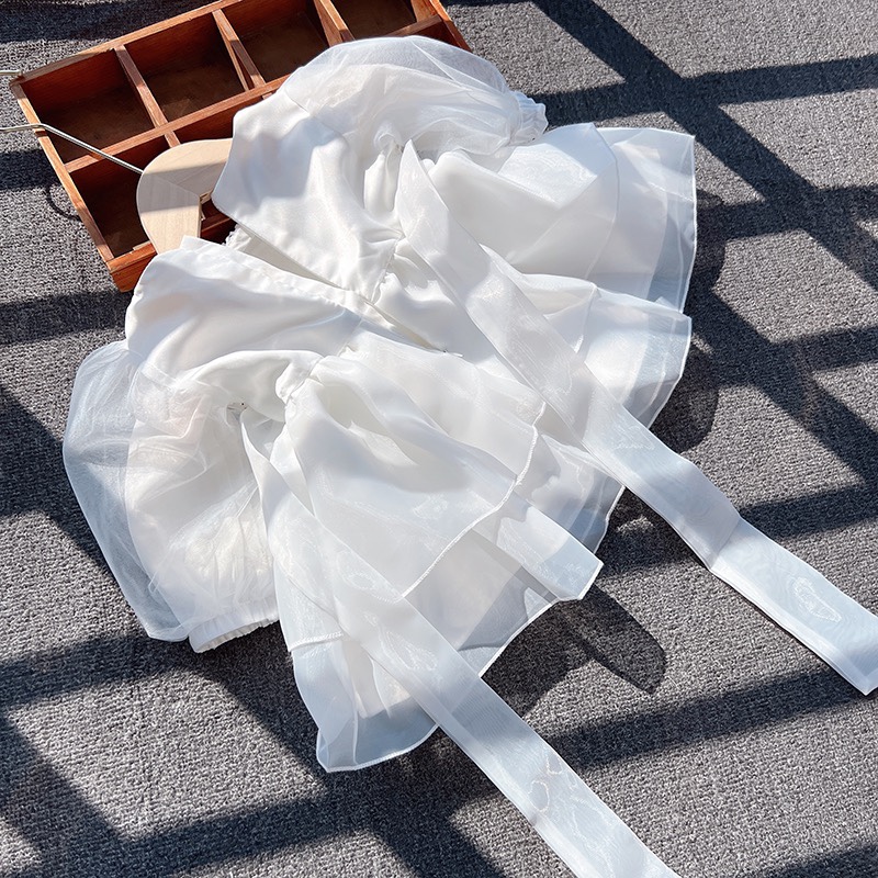 韩版婴儿连衣裙公主裙春秋装女宝宝周岁裙满月百天礼服百日宴纱裙