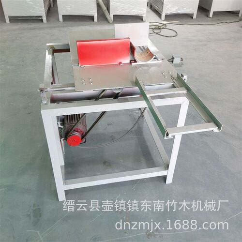 厂家竹丝竹条木丝木条定尺切断机竹子加工机械木头切片机