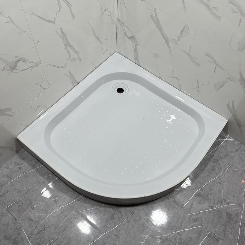 防水防滑加厚耐磨弧扇形淋浴房z底盆底座底盘石基集装箱房车挡水