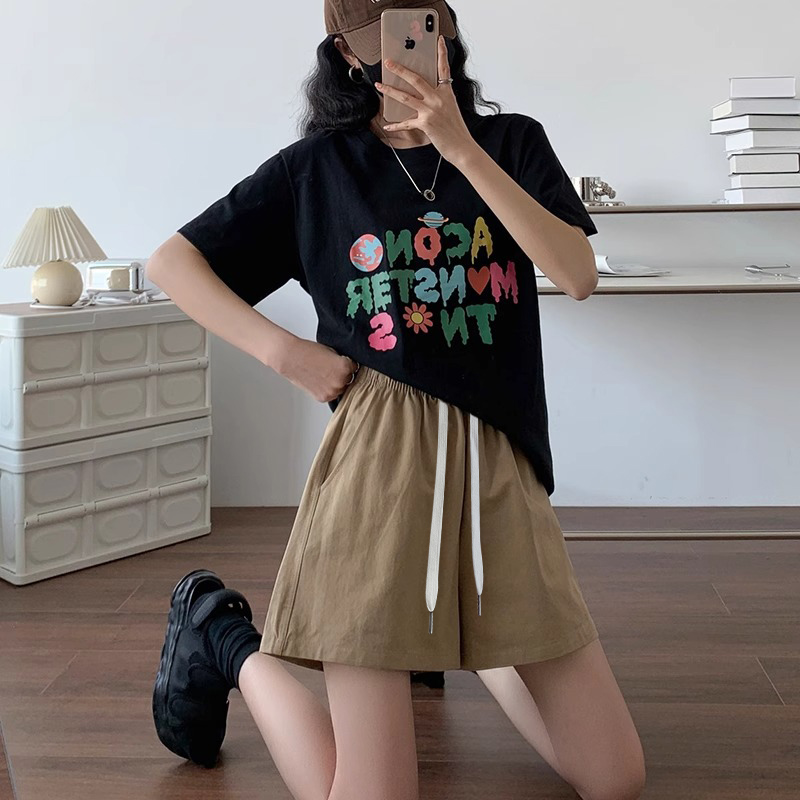 MA孕妇短裤夏季薄款孕妇裤子外穿时尚宽松安全裤打底Y裤孕妇装夏