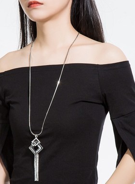 毛衣链长款百搭简约2020年新款高档装饰毛衣项链女配饰挂件饰品批