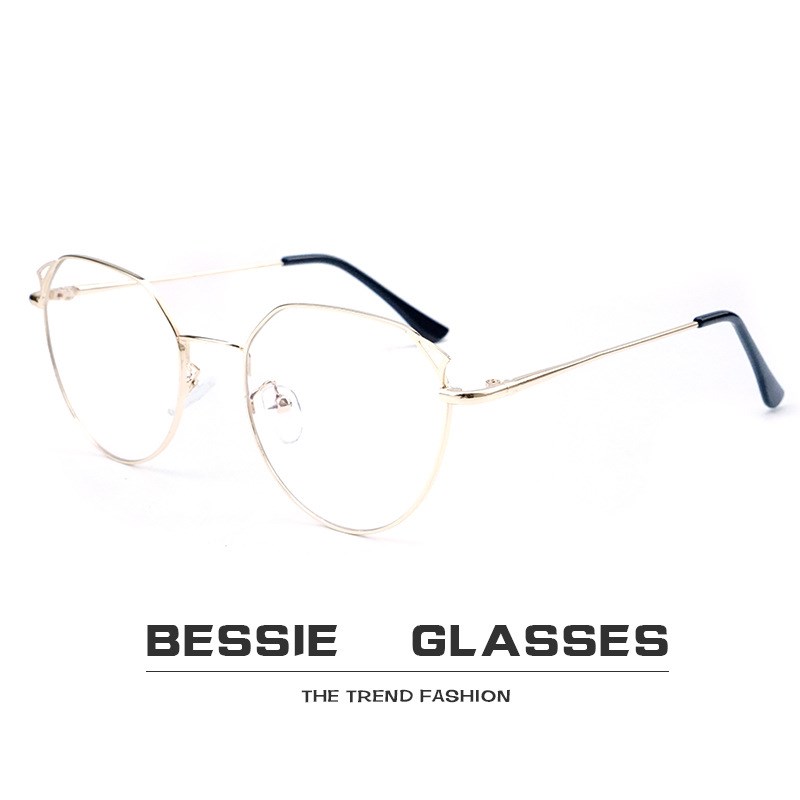 复古圆框眼镜文艺金属眼镜框韩版平光镜男女大框光学镜架新款