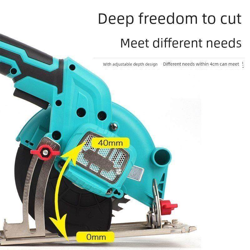 5英寸6英寸大功率单手电动圆锯锂离子圆锯大理石机背包木工石材锂,五金/工具,电圆锯,淘宝优惠券,粉丝福利购,淘宝优惠卷