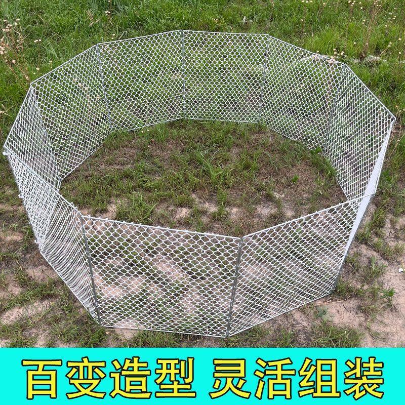 小鸡网围栏家用鸡鸭鹅围养护栏鸡笼围栏可折叠宠物防护栏育苗围栏