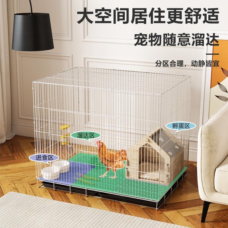鸡笼子家用养鸡笼大号特大号方便清粪加密养殖笼鸡舍铁丝网鸭鹅笼
