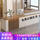 简约现代收银柜台转角小型奶茶店美容理髲超市柜台前台接待台便利