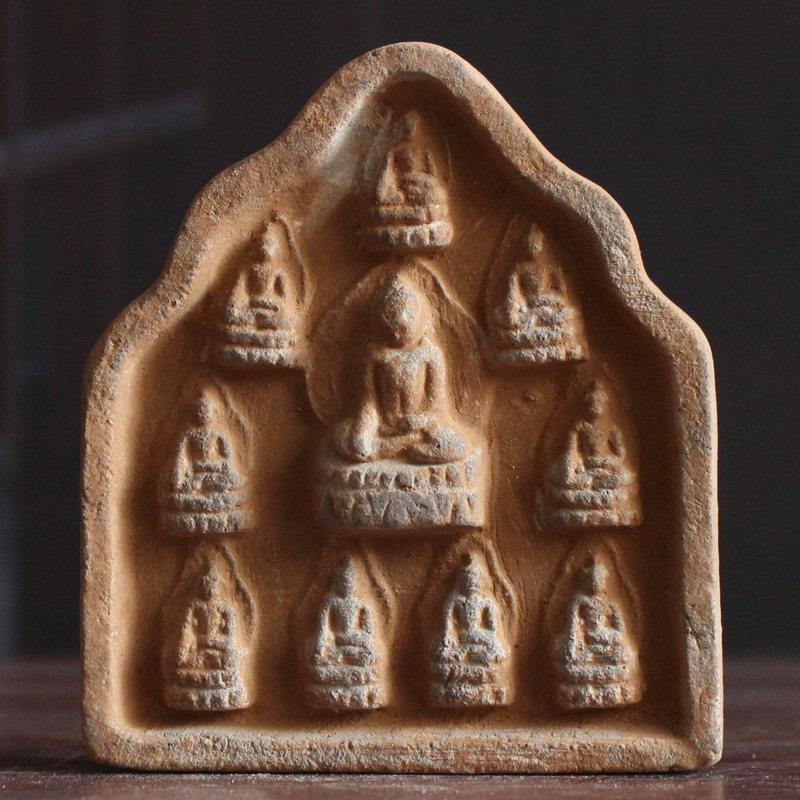 仿古砖雕佛像陶器壁画汉砖古砖艺术品中式家居建筑装饰品供奉佛砖
