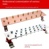 100 400铜排母排接地烟排接线铜排镀锡锌镍机房铜排加工