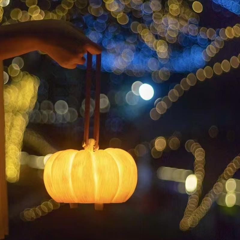南瓜户外灯仿真氛围户外太阳能手提南瓜灯装饰草坪花园露台庭院灯