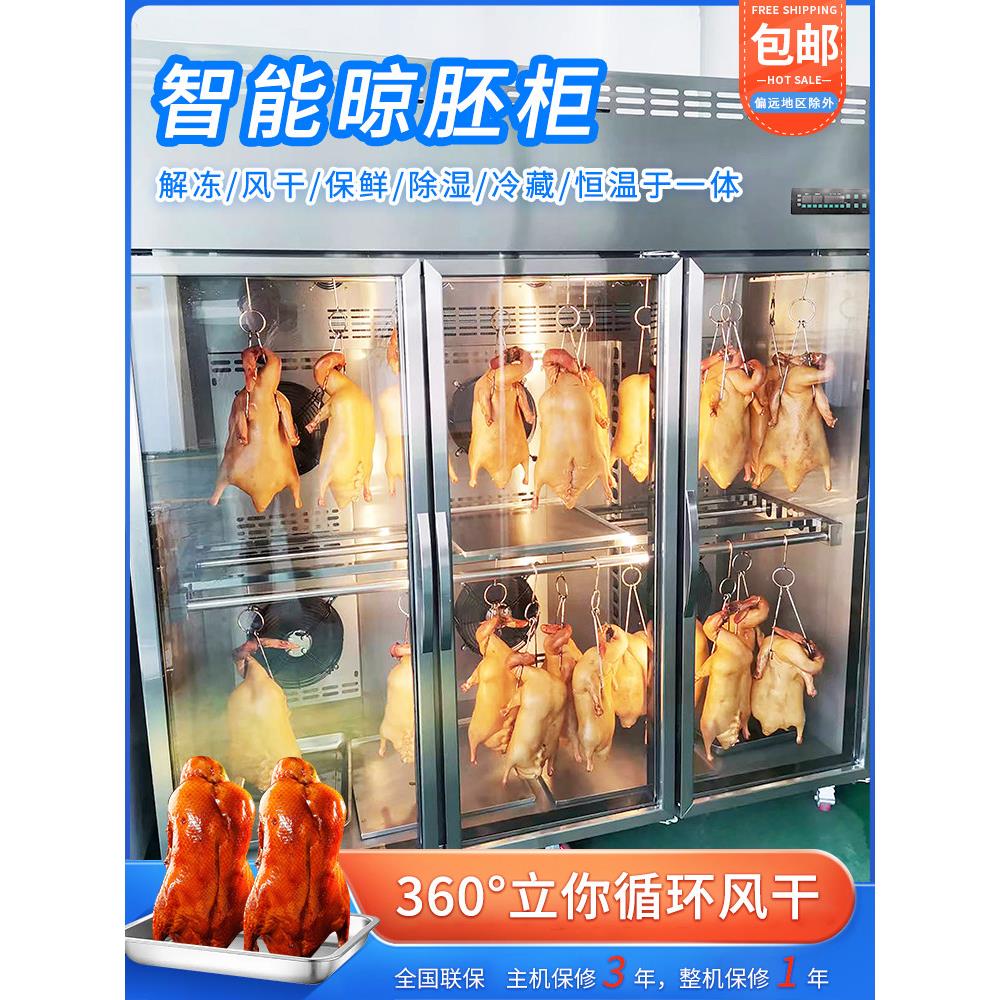 风干柜商用智能鸭烘干胚柜烤鸭烤鸭烤鹅烤蜡保鲜除湿干燥机风冷柜