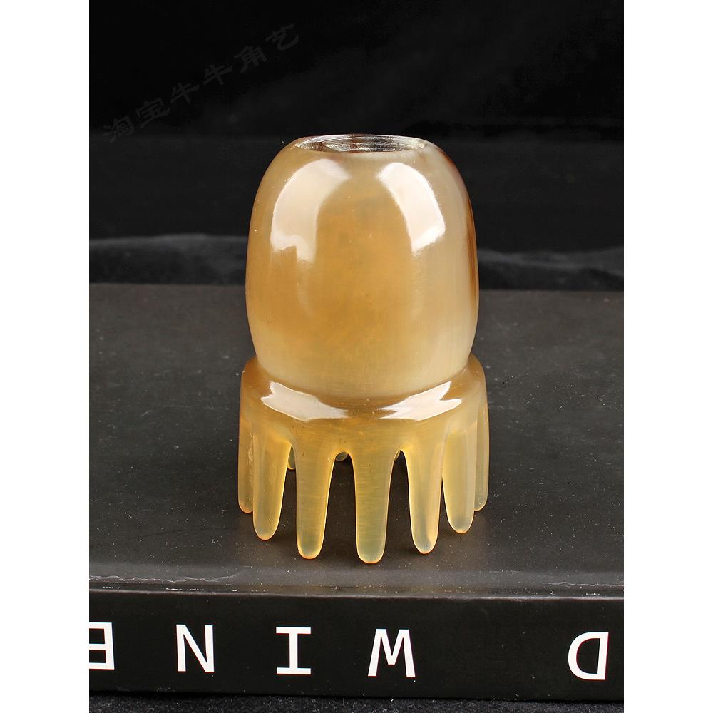 角梳经络梳自然头疗法头皮按摩章鱼梳家用宽齿真章鱼