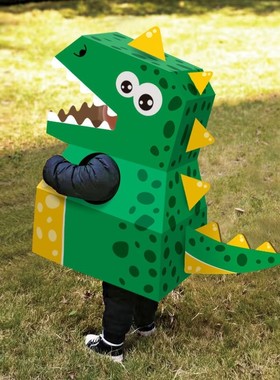 儿童cosplay表演道具角色装扮服装恐龙霸王龙衣服扮演六一节动物