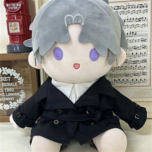 娃衣40cm棉花娃娃衣服双排扣韩系风衣公仔坐姿玩偶换装一番赏服装